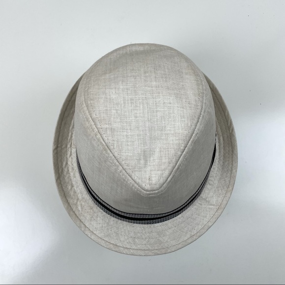 Stetson Linen Blend Fedora Hat Cream L - Picture 3 of 9